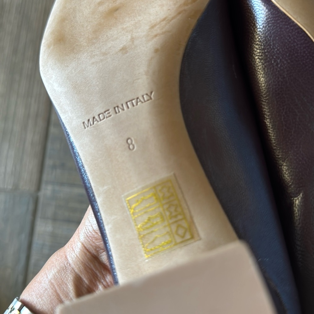 Everlane Burgundy Leather Block Heel Pumps - Picture 11 of 11